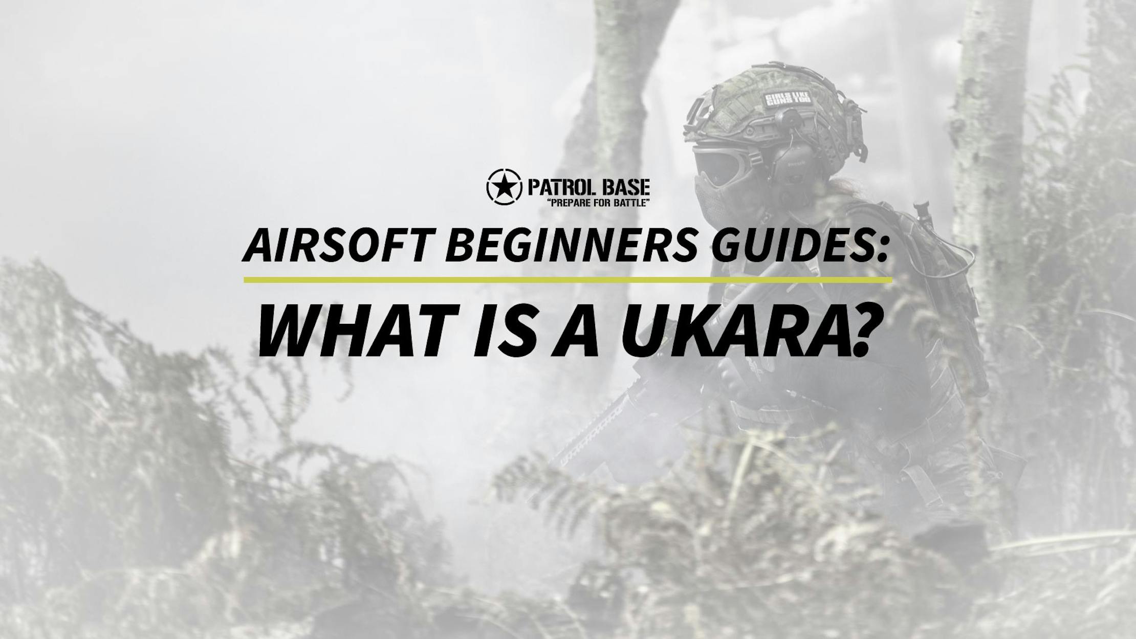 What is a UKARA or Airsoft Defence?