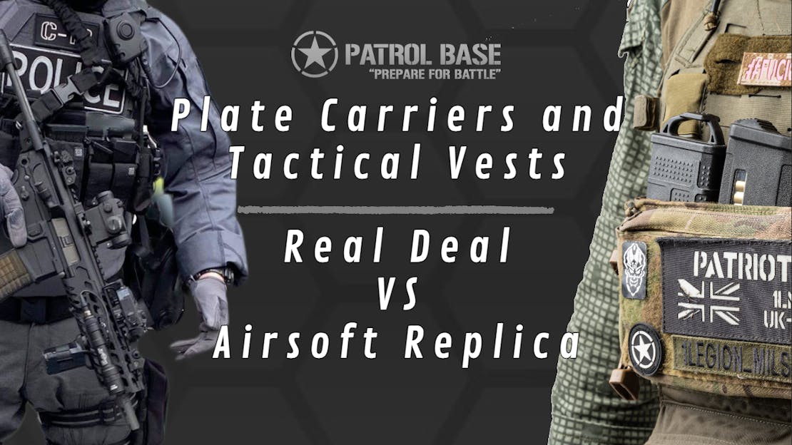 Plate Carriers and Tactical Vests - Real deal vs. Airsoft Replica