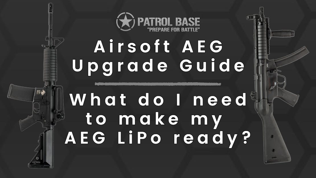 Airsoft AEG Upgrade Guide : What parts do I need to make my AEG LiPo Ready?