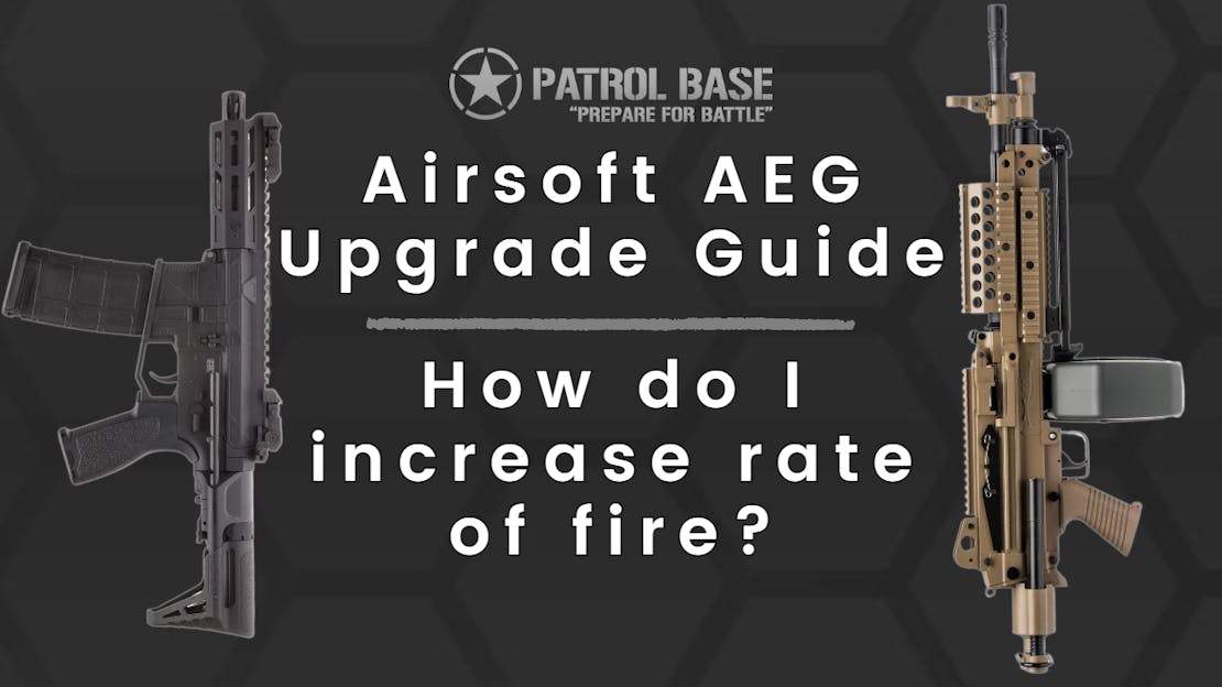 Airsoft AEG Upgrade Guide : How do I increase rate of fire?