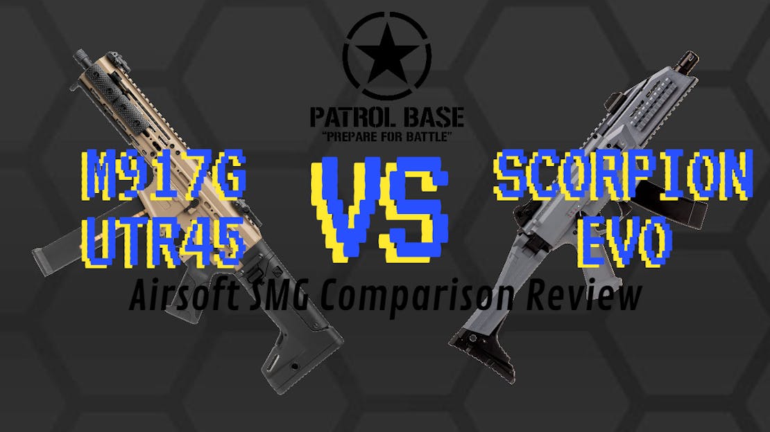 Double Eagle UTR45 VS ASG Scorpion EVO - Airsoft SMG comparison