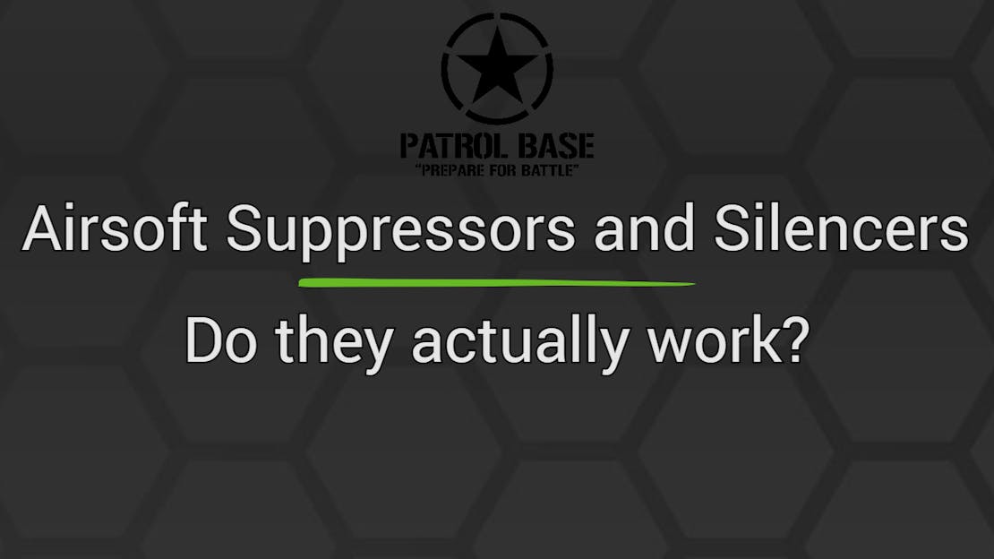 Airsoft Suppressors and Silencers - Do they work?