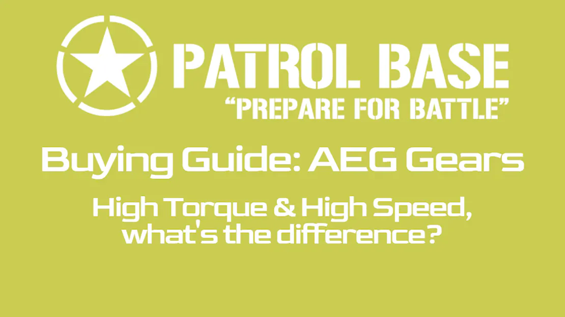 Airsoft Gear Sets: High Speed and High Torque - What's the difference?