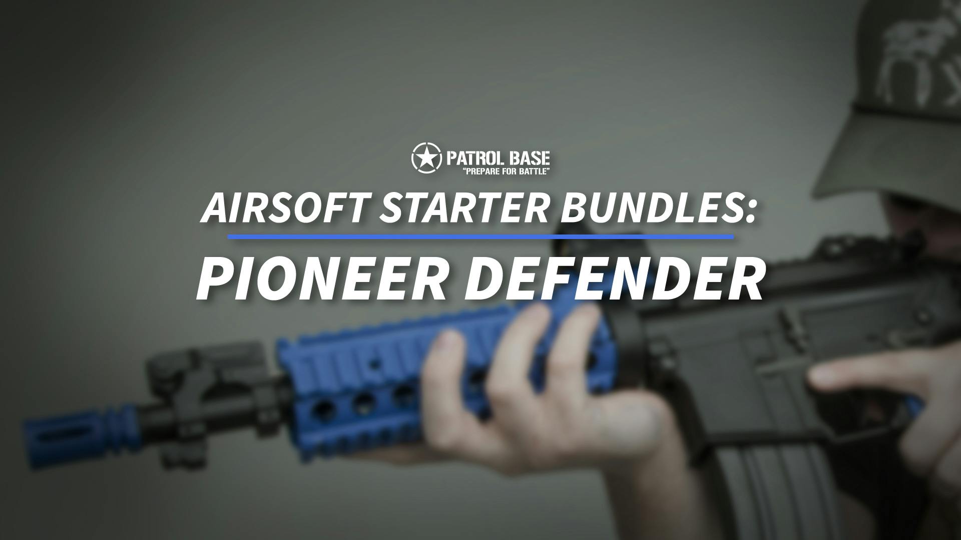 Airsoft Starter Bundles NUPROL Pioneer Defender AEG Patrol Base UK