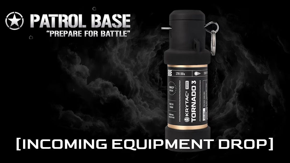 Coming Soon: KRYTAC® Tornado 3 Timed Airsoft Frag Grenade
