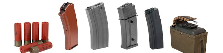 Airsoft attachments and accessories - Airsoft Magazines