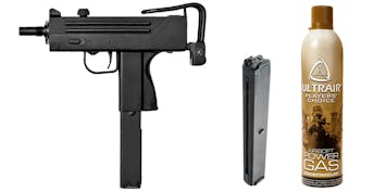 Airsoft Green Gas Submachine Gun