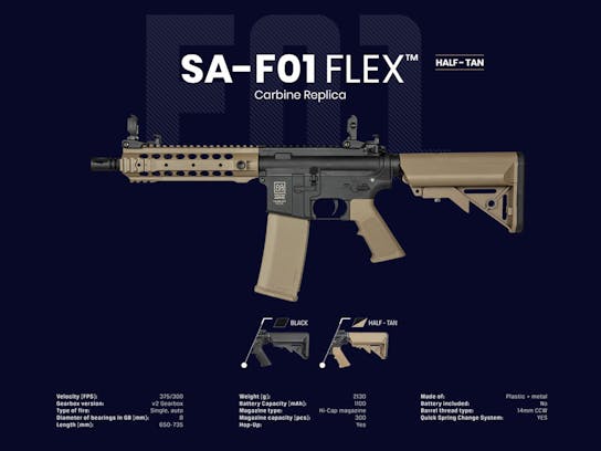 Specna Arms SA-F01 FLEX Airsoft AEG | Patrol Base UK