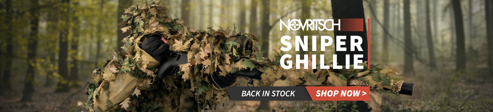 NOVRITSCH Airsoft Sniper Camo and Ghillie Suits | Patrol Base UK