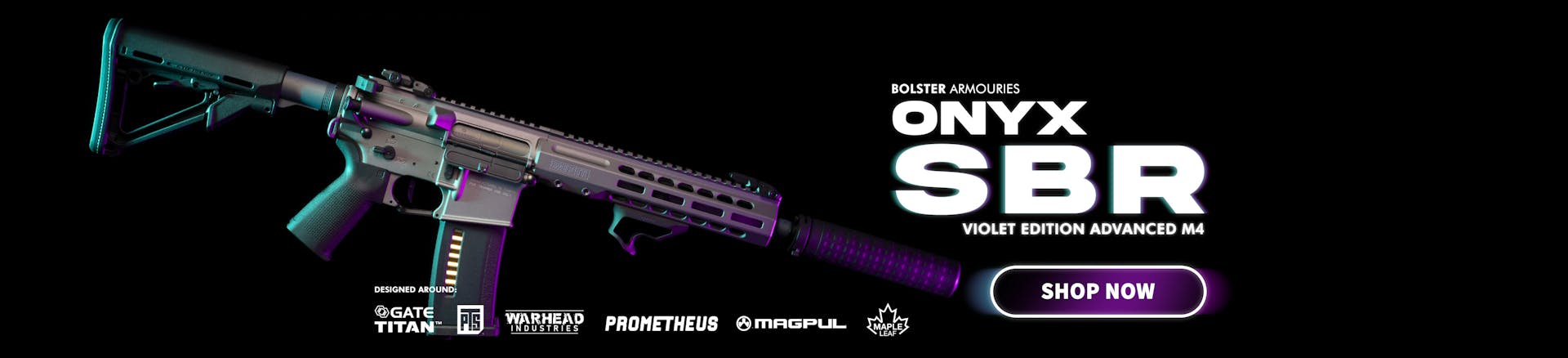 BOLSTER ARMOURIES - ONYX VIOLET