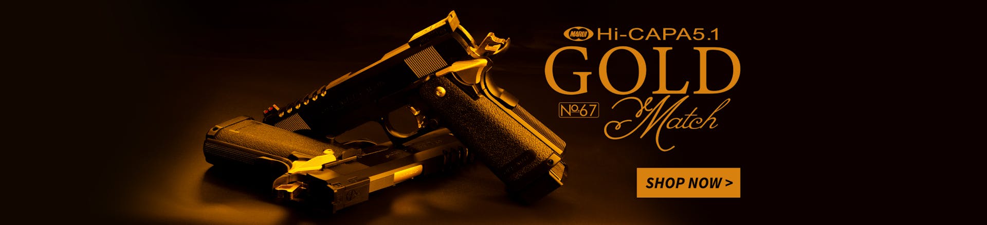 Tokyo Marui Gold Match Hi-Capa GBB Pistol | Patrol Base UK