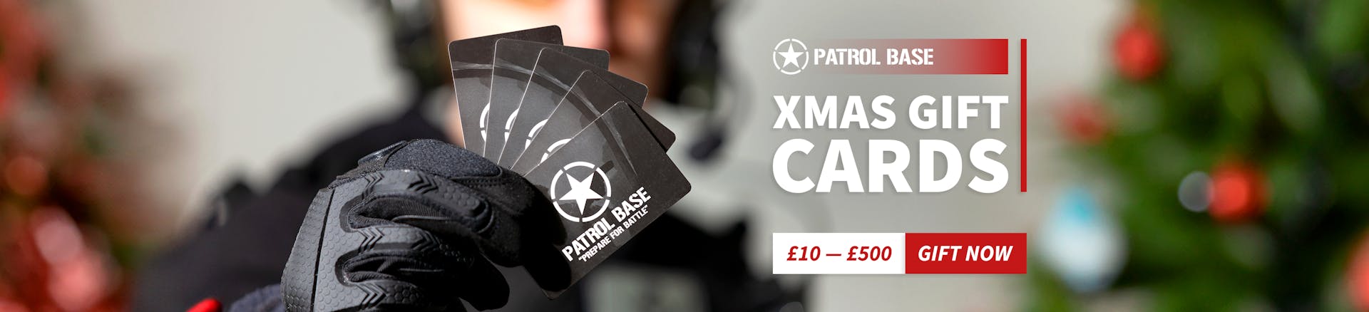 Christmas Airsoft Gift Cards | Patrol Base UK