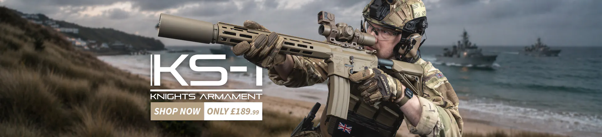 EMG x Knight's Armament KS-1/L403A1 M4 AEG | Patrol Base UK