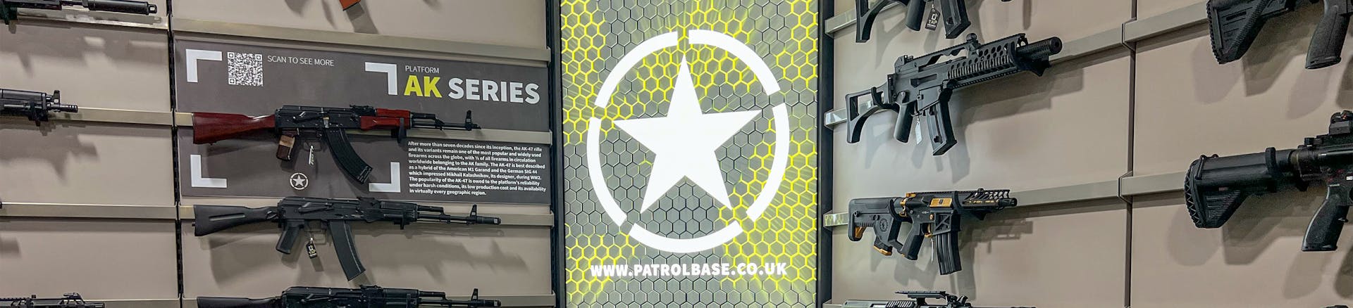 A picture of inside the Patrol Base Huddersfield Store