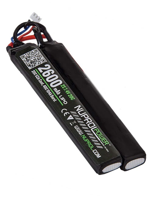 NUPROL 7.4v 2600mAh 20c LiPo Nunchuck Battery (Deans)