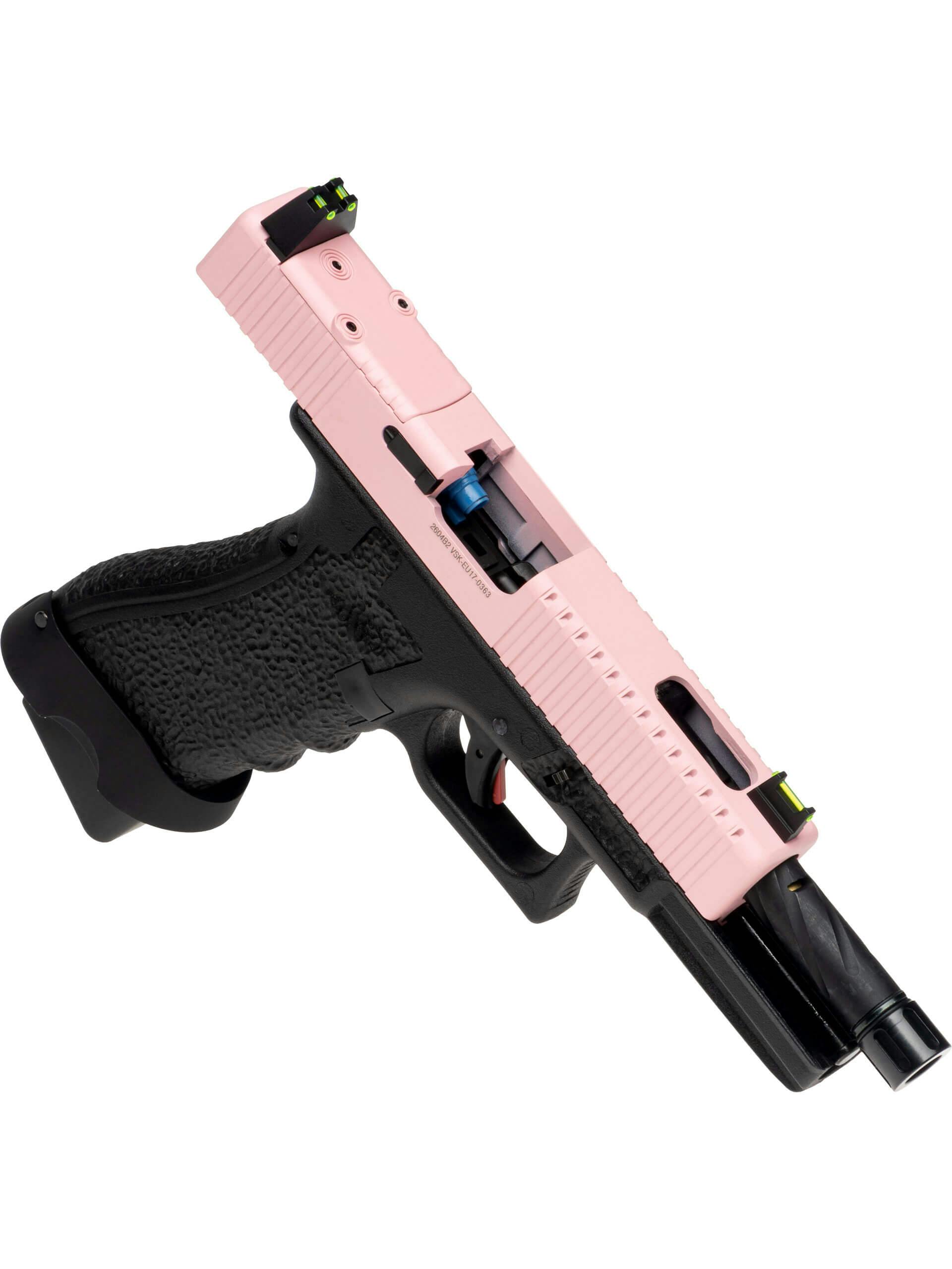 VORSK EU17 Solid Slide GBB Pistol Pre Two-Tone Pink