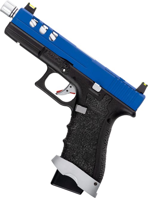 VORSK EU17 Vented Slide Gas Blowback Pistol - Pre Two-Tone Blue