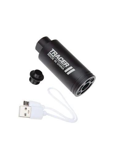 Traceur Airsoft WLXW Spitfire S – Filetage 14mm CCW / 10mm CW, Simulateur De Flammes, USB Rechargeable, 35 Rps, Pour Pistolets Et Répliques