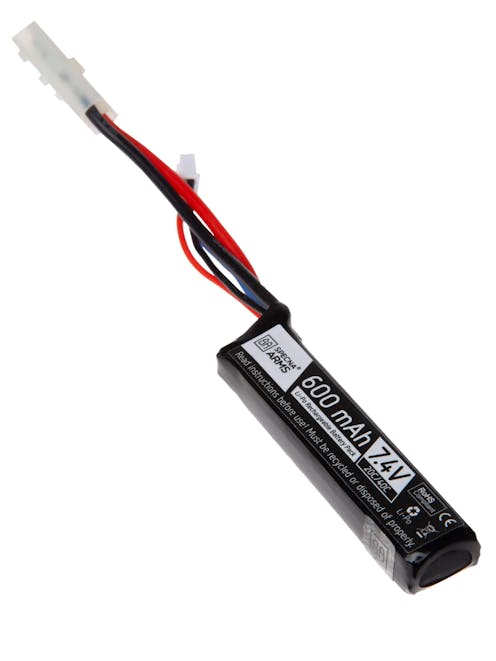 Specna Arms 7.4V 600mAh 20/40C Battery for PDW –  Mini Tamiya