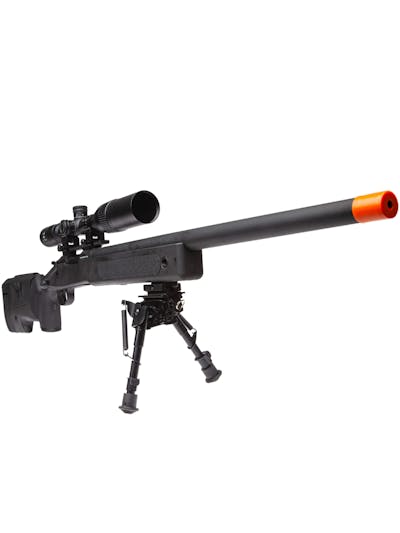 250 FPS AIRSOFT TACTICAL SPRING SNIPER RIFLE GUN w/ LASER SCOPE