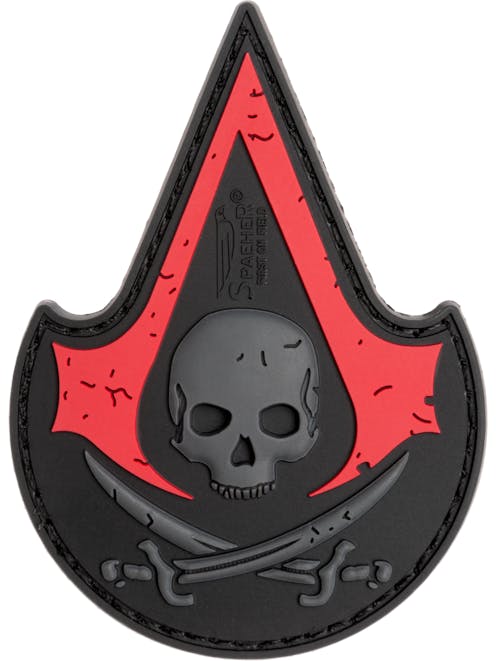 JTG Assassin Skull Rubber Patch