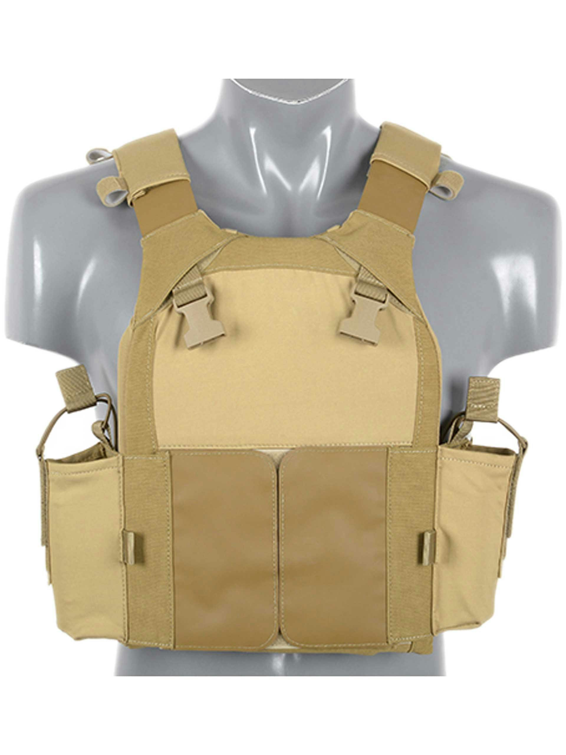 EMERSON Tactical Combat Vest Armor LV-MBAV Plate Carrier Body Army W/ Mag  Pouch