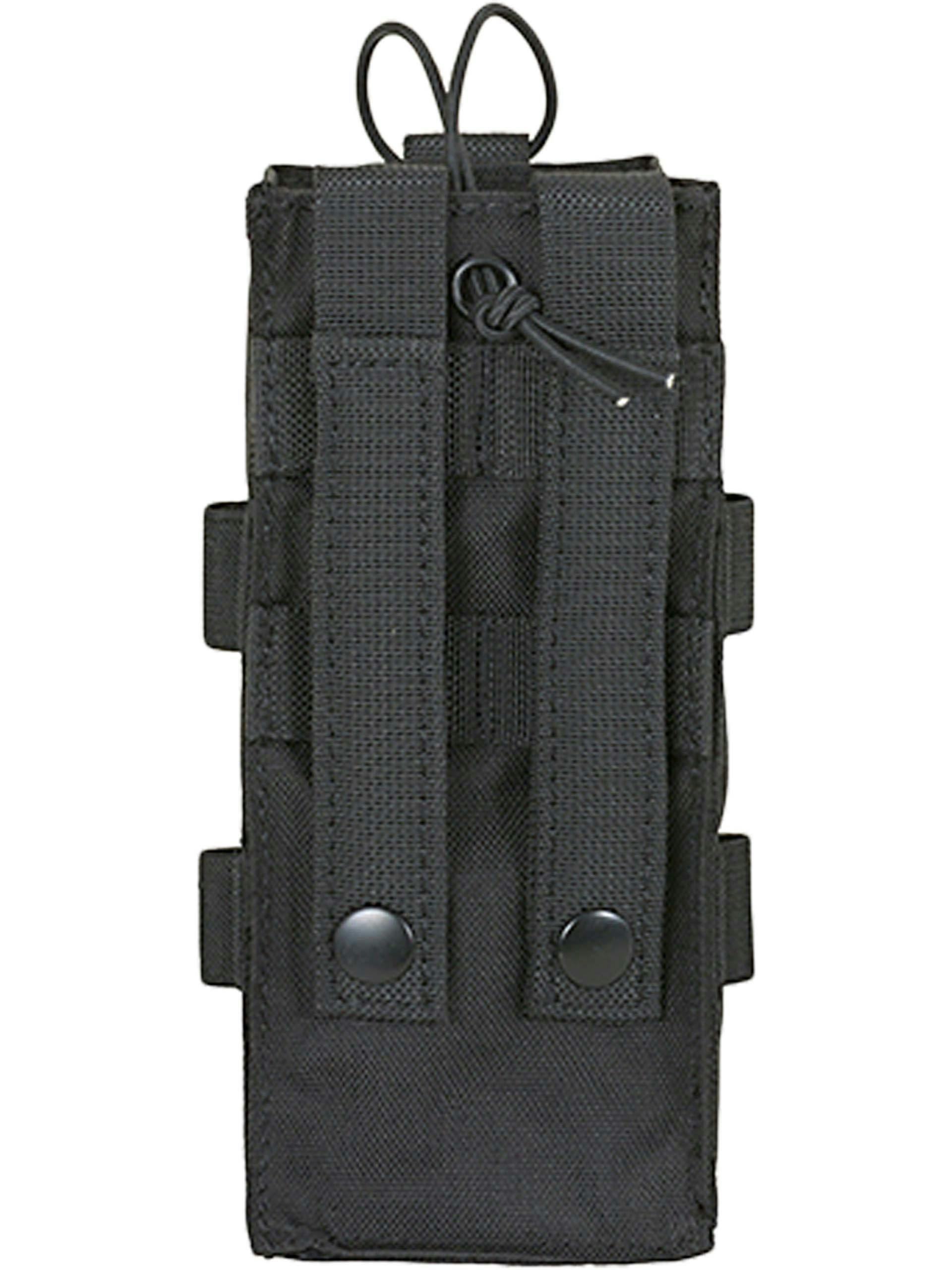 Tactical radio outlet pouch