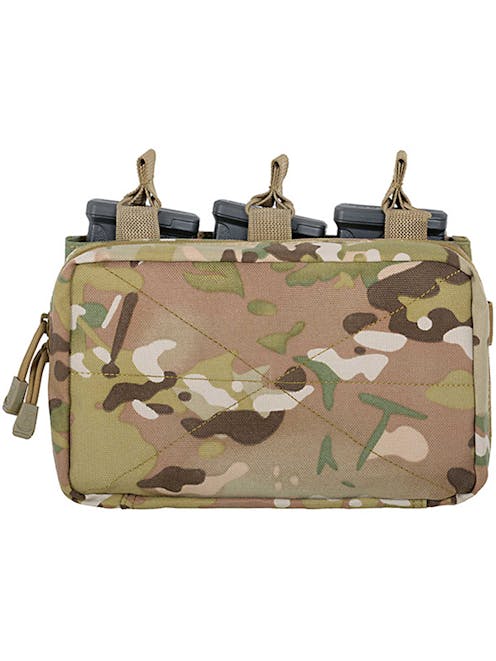 8Fields Tactical MOLLE Triple Rifle Mag/GP Pouch