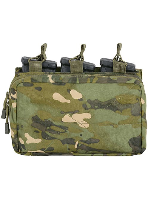 8Fields Tactical MOLLE Triple Rifle Mag/GP Pouch