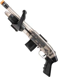 Cyber Gun Mossberg Chainsaw Spring Shotgun; Pre Two-Tone Transparent