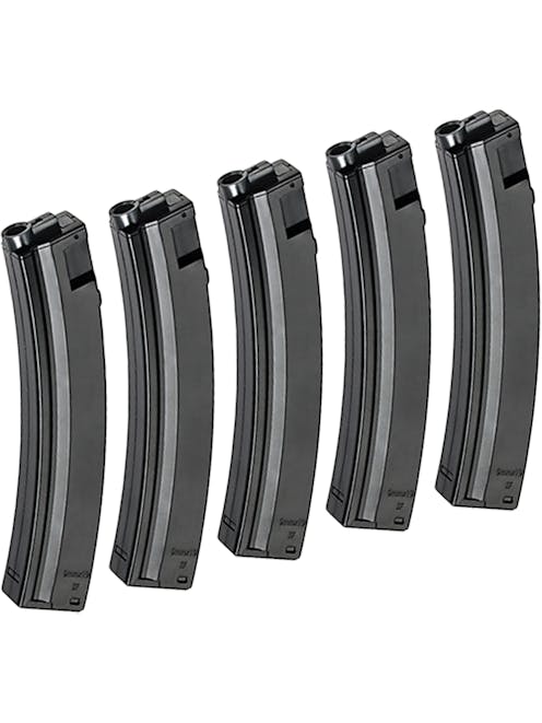 King Arms 100rd PDW SBR/MP5 Magazine - Set Of 5