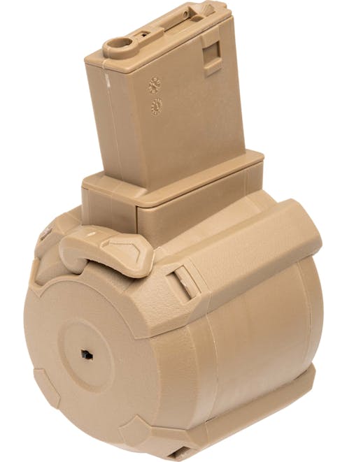 NUPROL 1200rnd Sound Control Electric Drum Magazine for M4/AR15 AEG