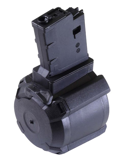 NUPROL 1200rnd Sound Control Electric Drum Magazine for TM Next Gen Recoil Shock - M Style