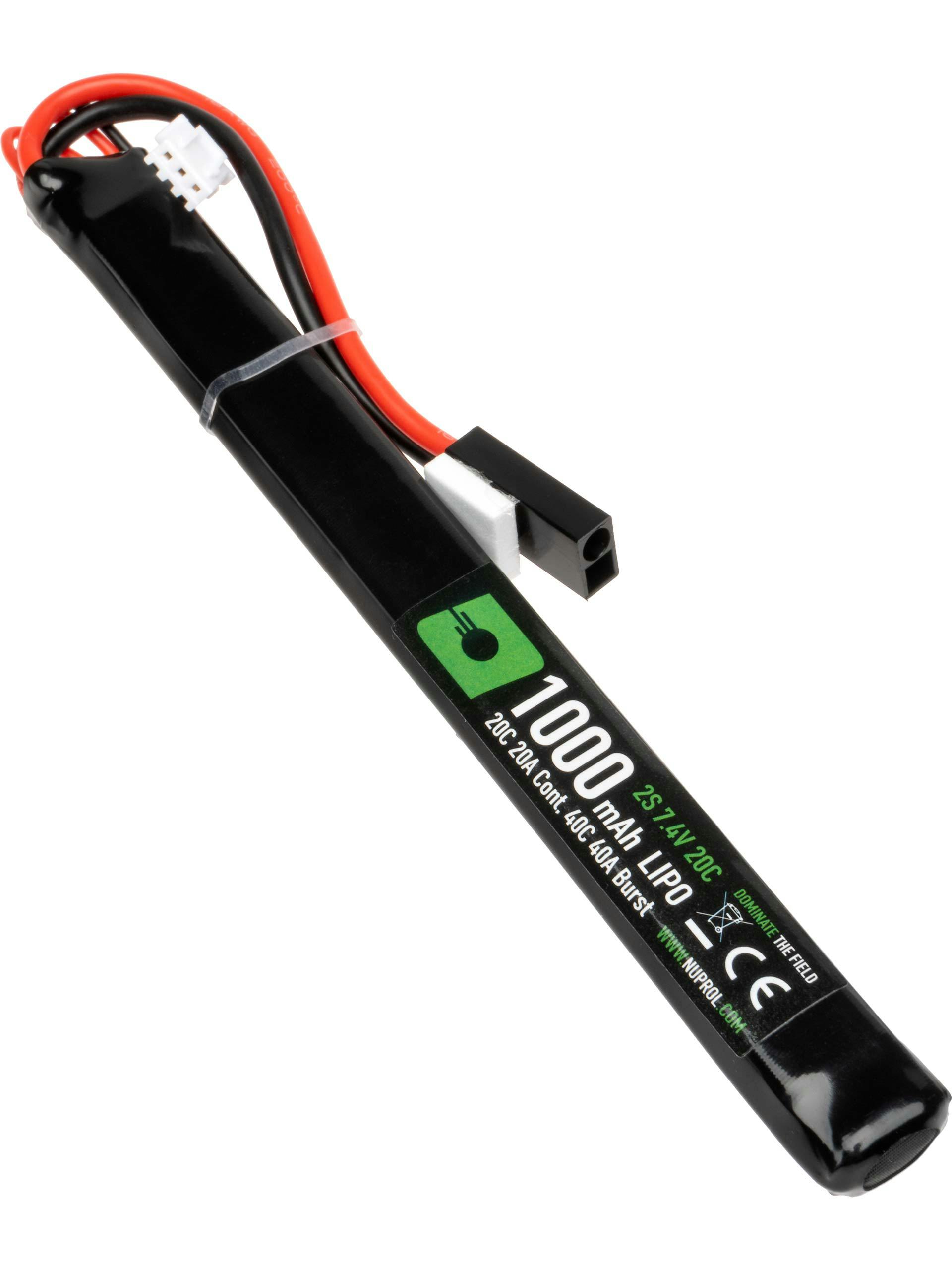 NUPROL - 7.4v 1000mAh LiPo Super Slim Stick (AK) | Patrol Base UK