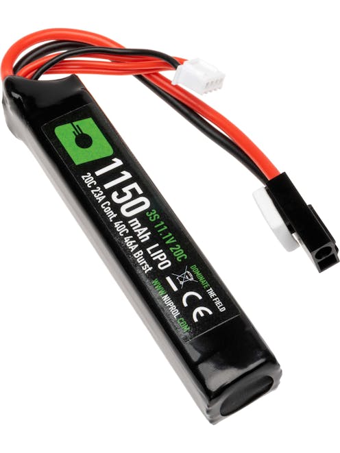 NUPROL 11.1v 1150mAh LiPo Stick Battery