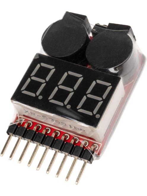 NUPROL RC / Airsoft LiPo Battery Low Voltage Alarm (8s)