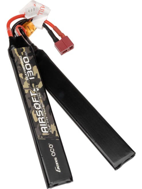 Gens Ace 7.4v 1300mAh 25C LiPo Nunchuck/Crane Battery - Deans Connector