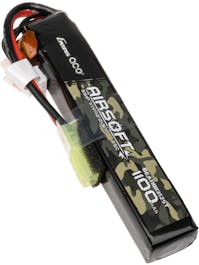 Gens Ace 11.1V 1100mAh 25C LiPo Stick Battery - Mini Tamiya Connector