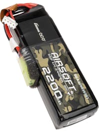 Gens Ace 11.1V 2200mAh 30C LiPo Block Battery  - Mini-Tamiya Connector
