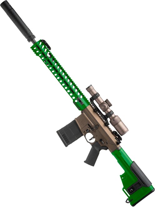 Ares AR-308L Deluxe Version AEG Rifle DMR Set w/Hard Rifle Case