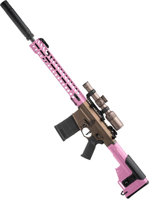Ares AR-308L Deluxe Version AEG Rifle DMR Set w/Hard Rifle Case