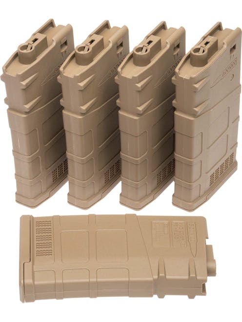 Ares 5 x130rnd Mid-Cap Magazine Box Set for AR-308/Rapax AEG