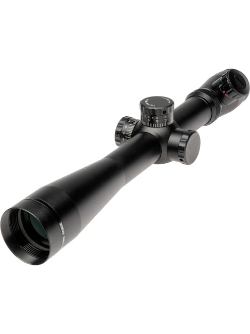 PCS M3 3.5-10x40 Scope - Red/Green Illuminated Reticle w/Scope Rings