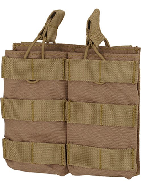 8Fields Tactical MOLLE Open Top Double Magazine Pouch For M4/AR-15