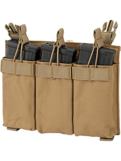 8Fields Tactical Buckle Up Triple 5.56 Magazine Pouch Panel