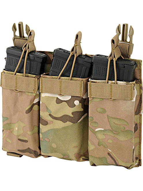 8Fields Tactical Buckle Up Triple 5.56 Magazine Pouch Panel