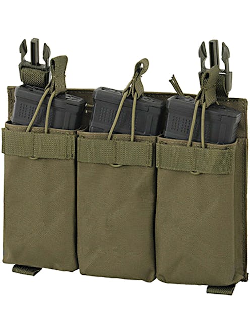 8Fields Tactical Buckle Up Triple 5.56 Magazine Pouch Panel