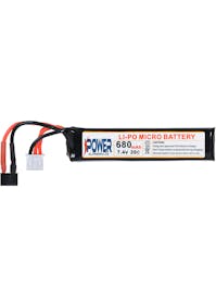 IPower 7.4V 680mAh 20c LiPo Battery For CYMA MOSFET AEP - Deans