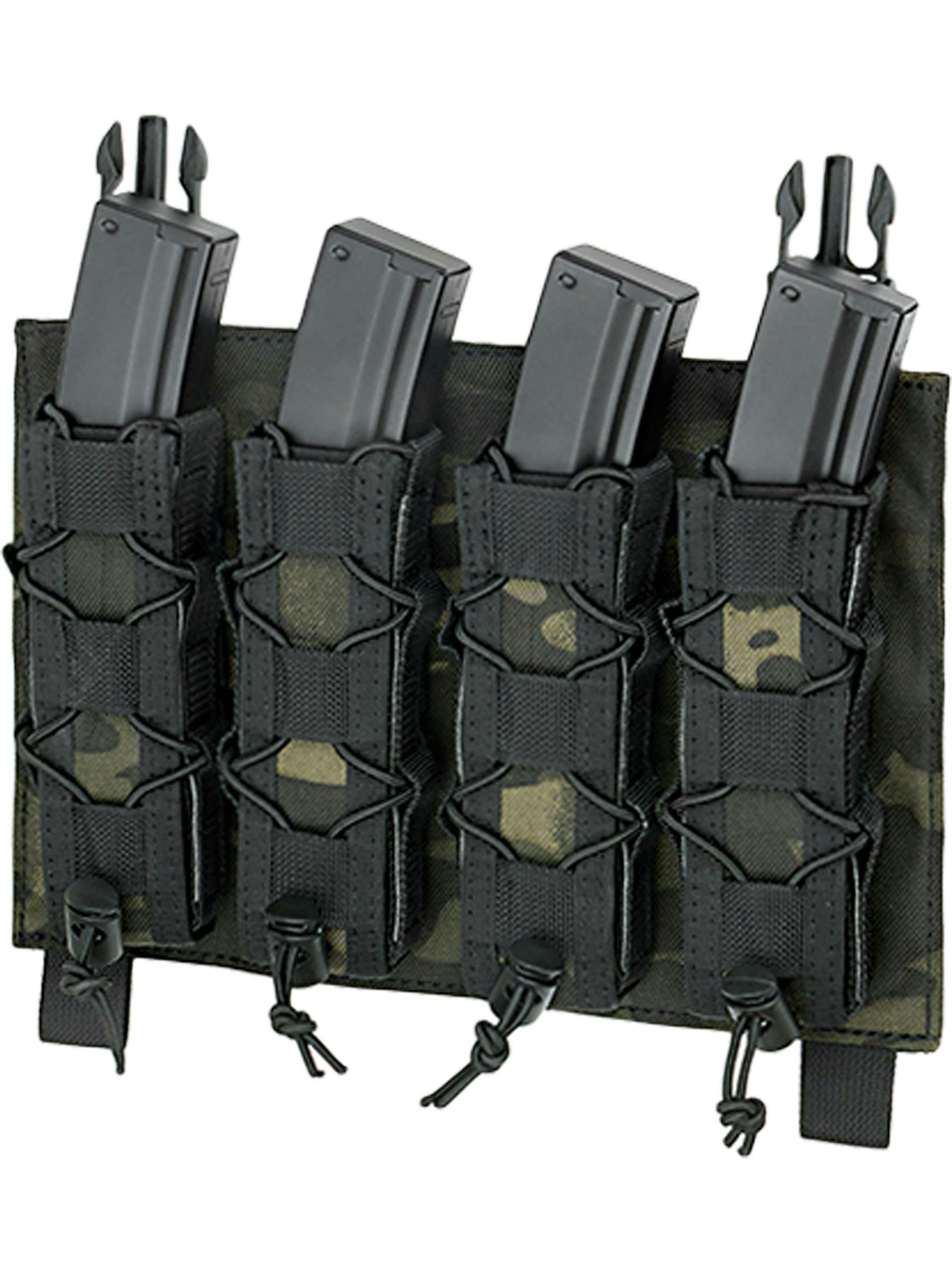 8Fields Tactical Buckle Up Quad SMG 5 MP5 MP7 UTR45 UMP Magazine Pouch