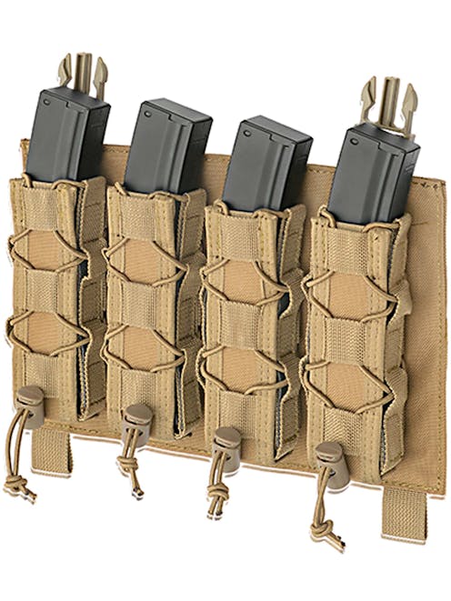 8Fields Tactical Buckle Up Quad SMG-5/MP5/MP7/UTR45/UMP Magazine Pouch